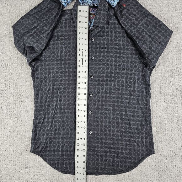 ROBERT GRAHAM OLD MONEY FLIP CUFF LONG SLEEVE BUTTON UP SHIRT MEN'S M - Picture 5 of 9